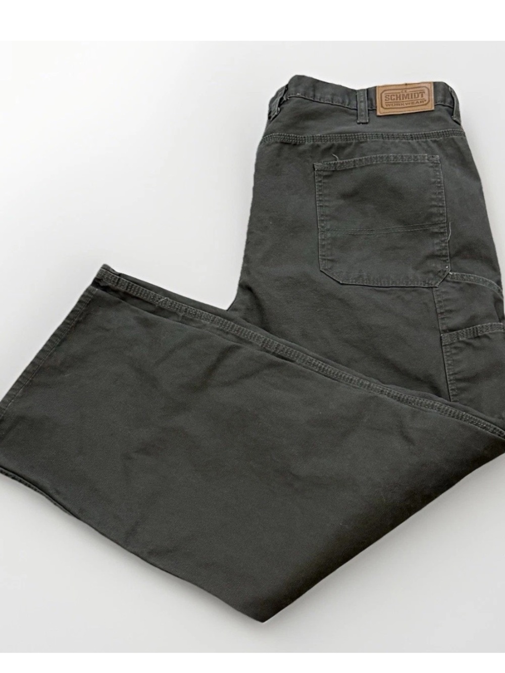 Schmidt Men’s Relaxed Carpenter Jeans - Dark Olive